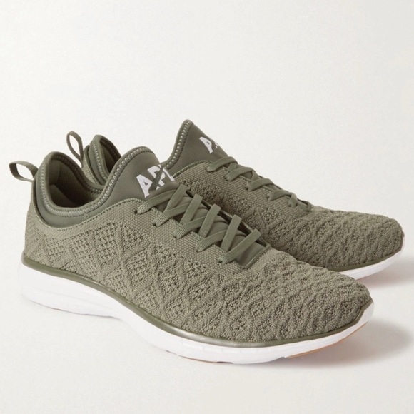 APL Techloom Phantom Sneakers in Fatigue Green - Picture 1 of 7